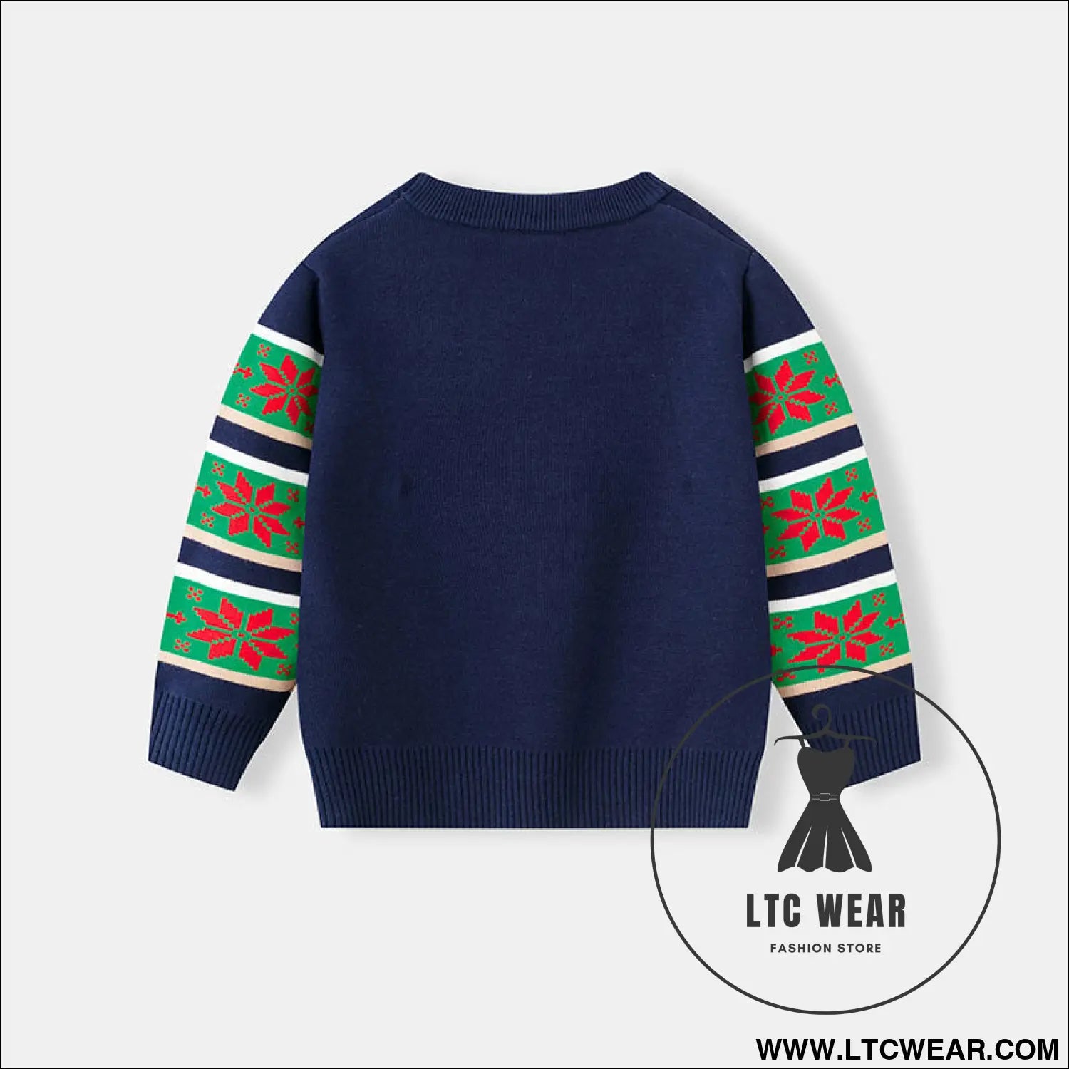 Christmas cartoon reindeer pullover baby base knitted sweater