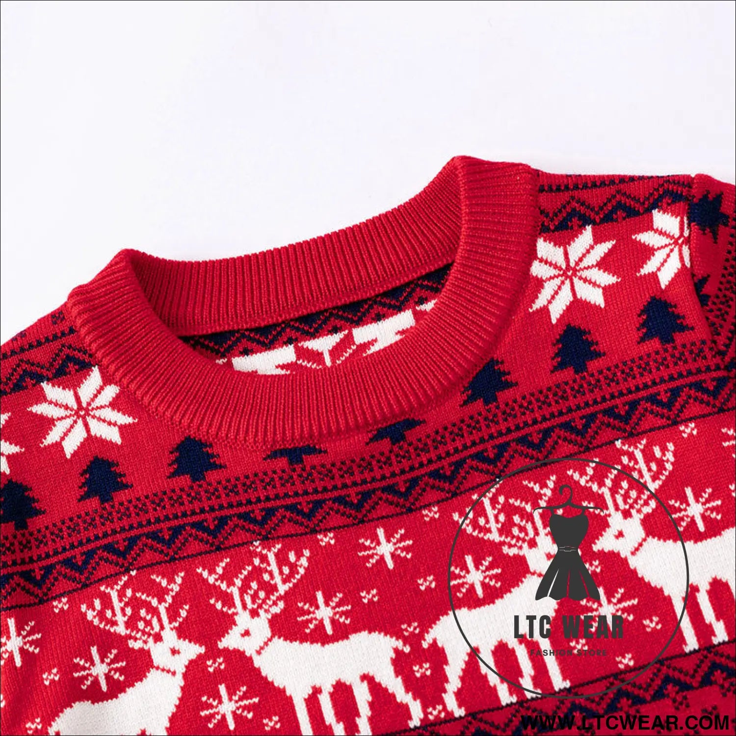 Christmas elk red sweater baby undercover knitted sweater