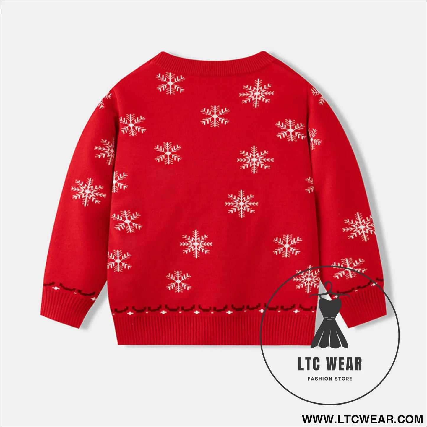 Christmas snowflake gift box baby cartoon base pullover sweater