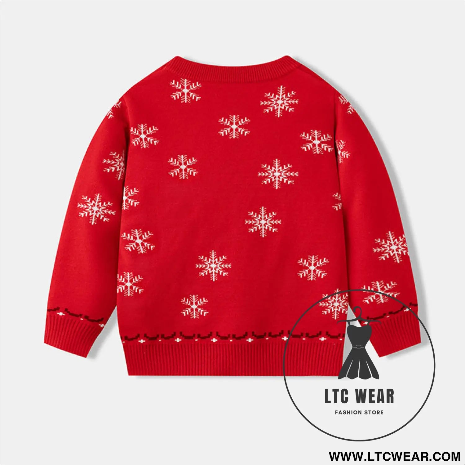 Christmas snowflake gift box baby cartoon base pullover sweater