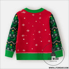 Christmas sweater baby cartoon dinosaur base pullover knit sweater