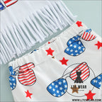 Citgeett summer independence day infant baby girl pants outf