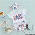 Citgeett summer independence day infant baby girl pants outf - 3m