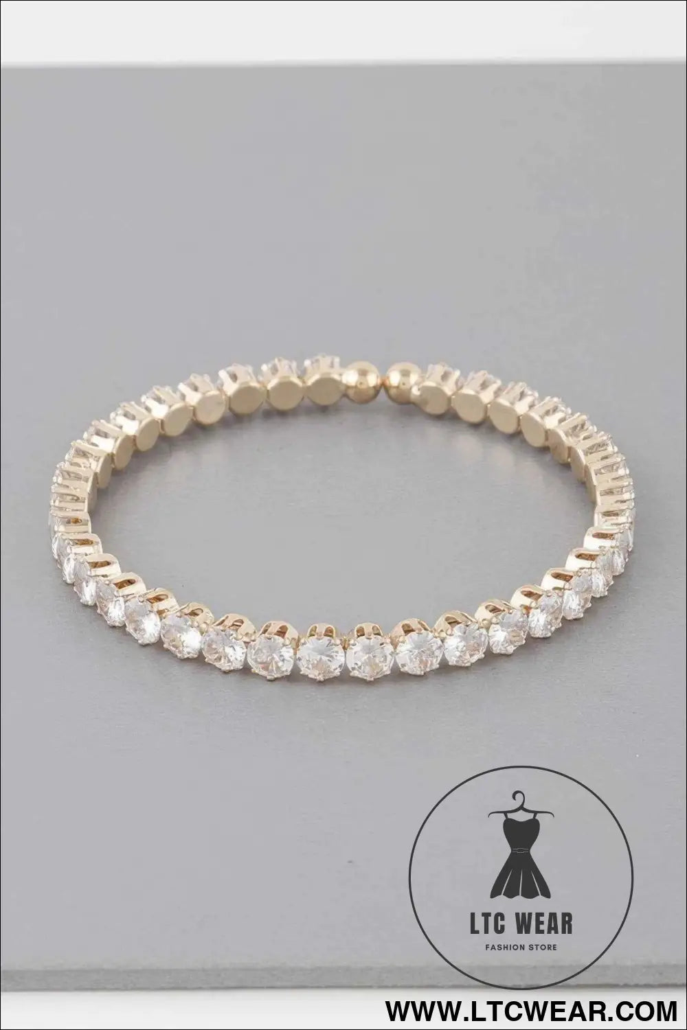 Classic Rhinestone Cuff Bracelet