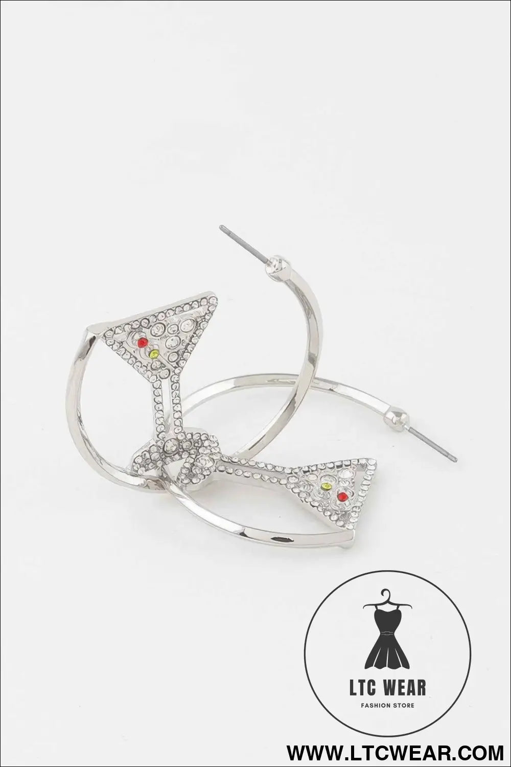 Cocktail Hoop Earrings