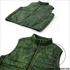 Cold war era gorka anorak camo vest - russian klmk pattern field jacket lightweight cotton sleeveless combat smock