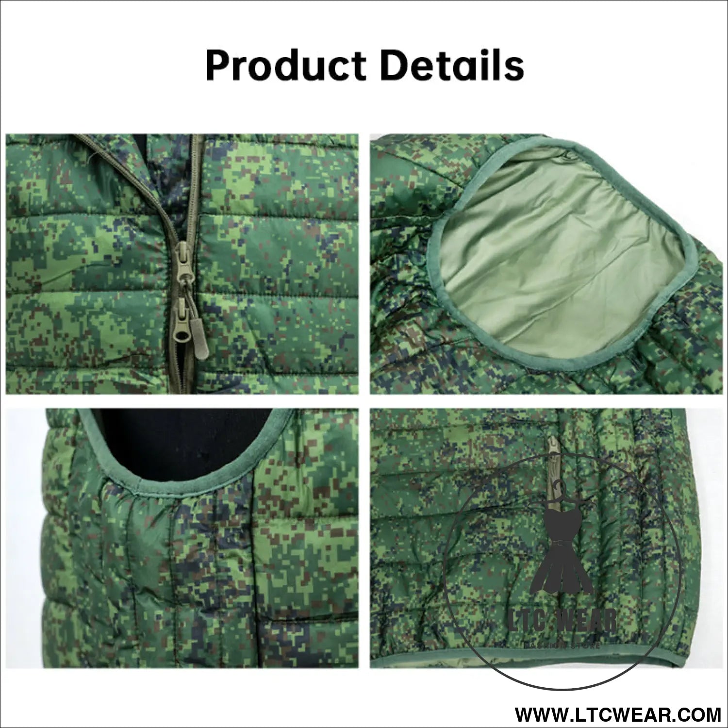 Cold war era gorka anorak camo vest - russian klmk pattern field jacket lightweight cotton sleeveless combat smock
