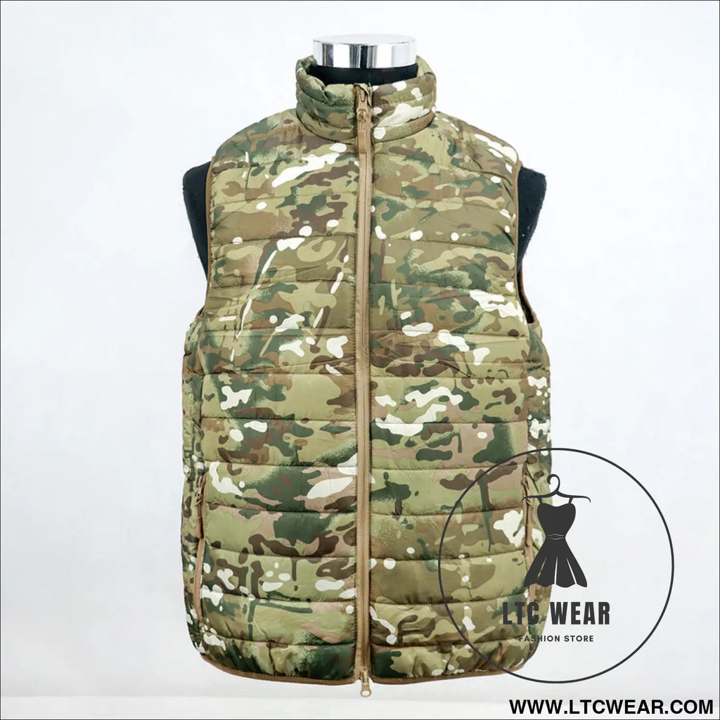 Cold war era gorka anorak camo vest - russian klmk pattern field jacket lightweight cotton sleeveless combat smock - 02