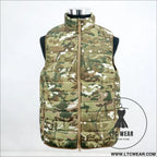 Cold war era gorka anorak camo vest - russian klmk pattern field jacket lightweight cotton sleeveless combat smock - 02
