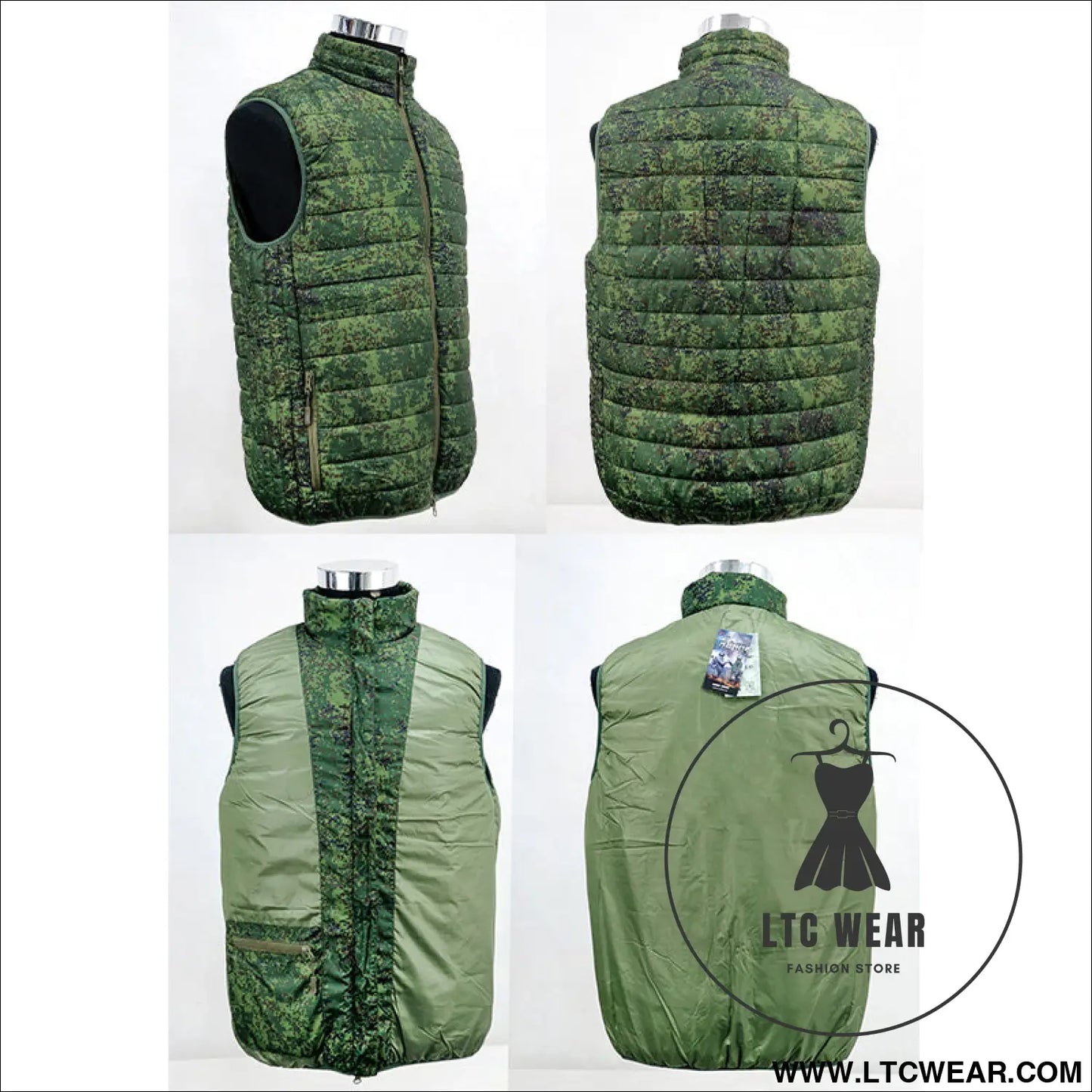 Cold war era gorka anorak camo vest - russian klmk pattern field jacket lightweight cotton sleeveless combat smock