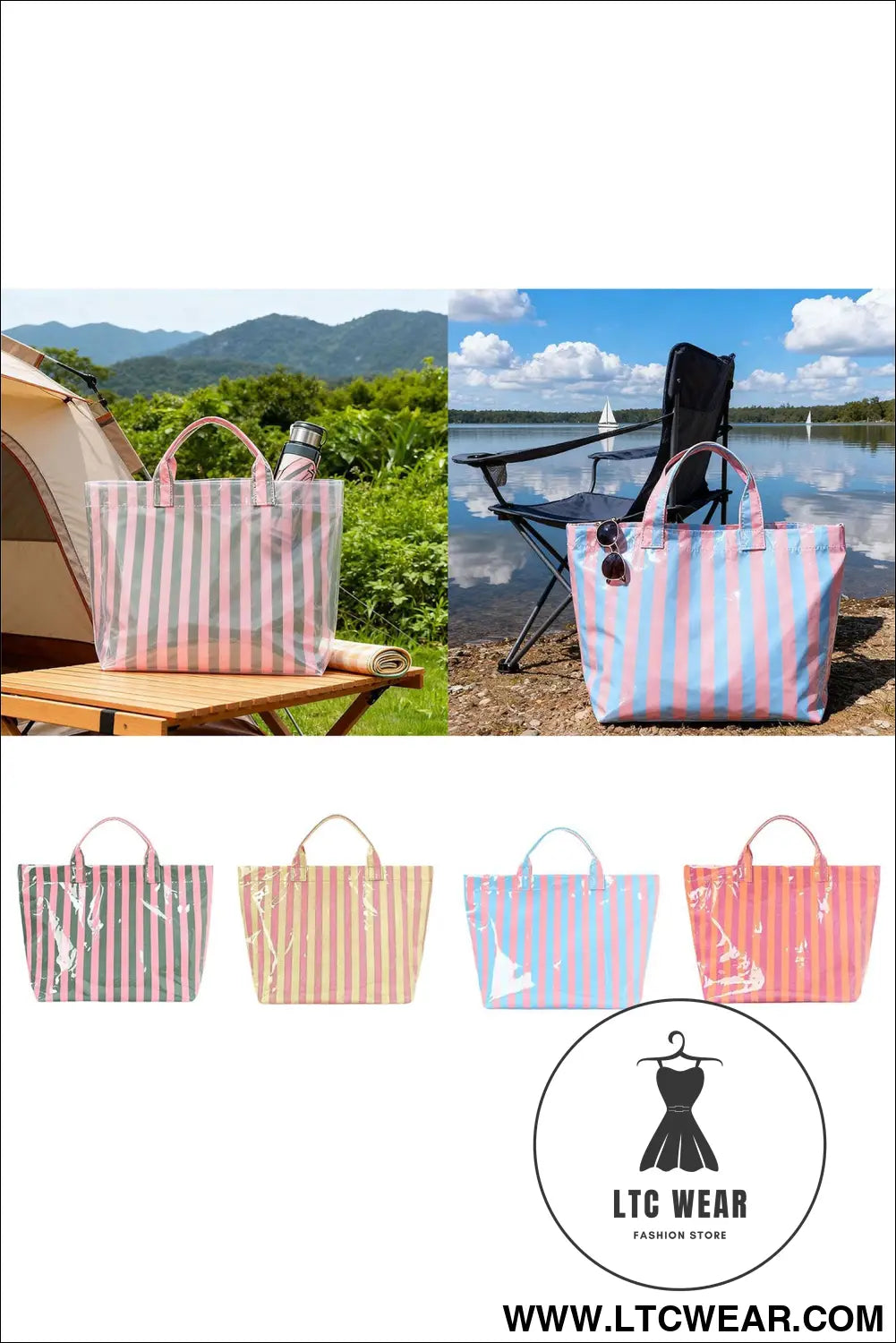 Color black glossy striped vinyl large tote bag - shoes & bags/handbags
