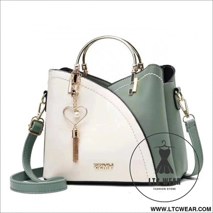 Color-blocked  large-capacity shoulder bag with high-quality crossbody design - L.T.C Wear Online Fashion Store