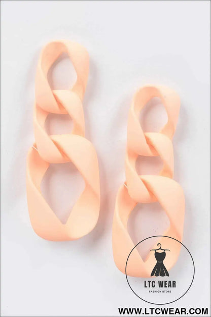 Color Chain Earring