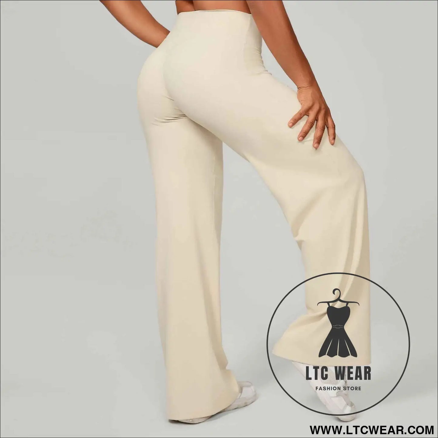 Comfortable High-Waisted Straight Leg Yoga Pants for Women