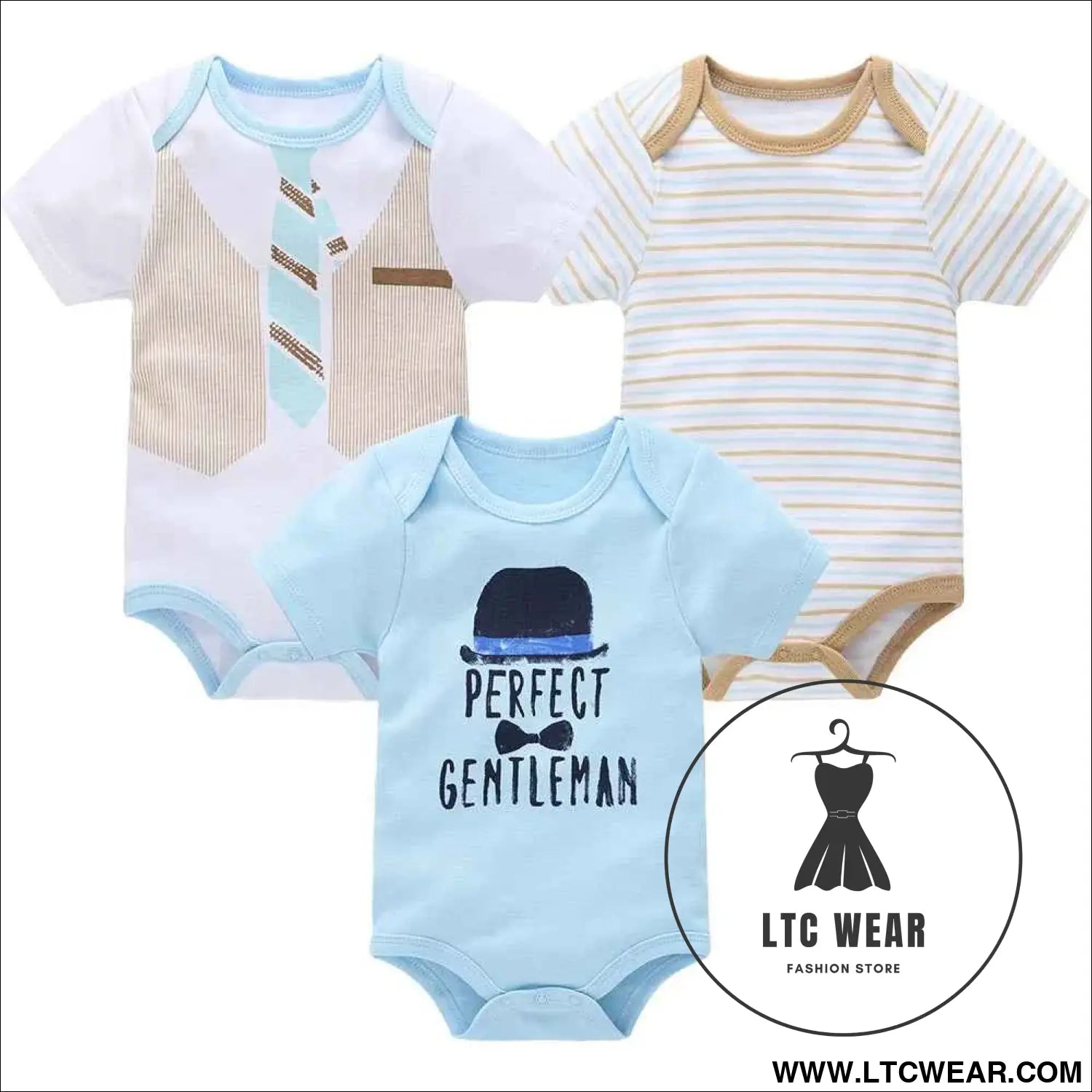 Comfy Cotton Baby Boy Outfit - Perfect for Summer Fun