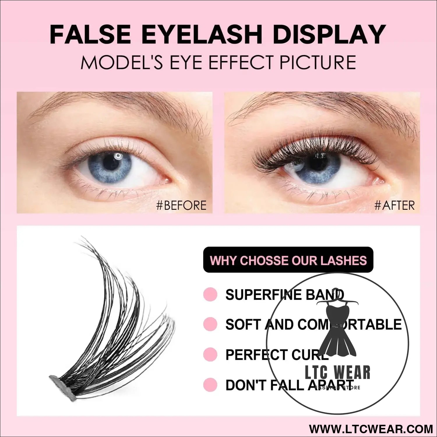 Complete Eyelash Extension Kit with Bond & Seal Tools