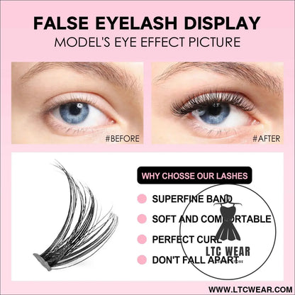 Complete Eyelash Extension Kit with Bond & Seal Tools