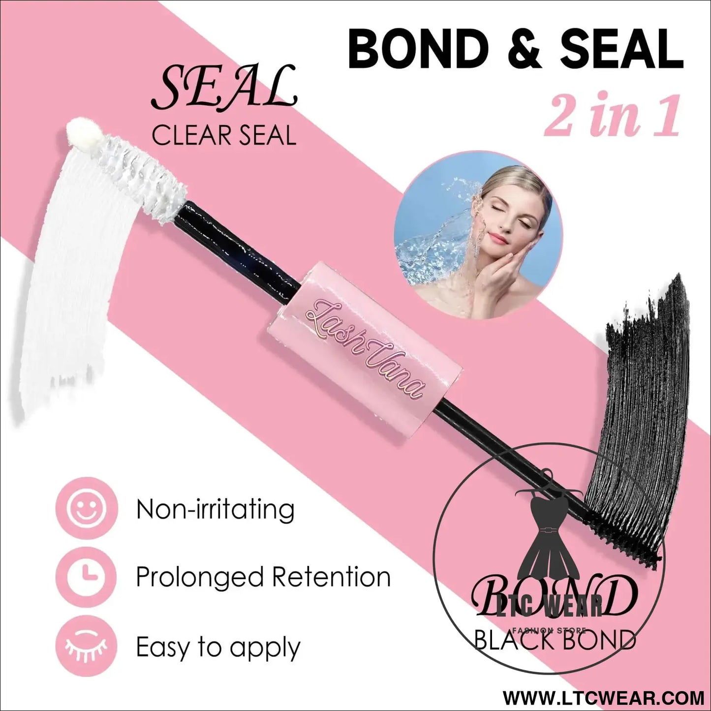 Complete Eyelash Extension Kit with Bond & Seal Tools