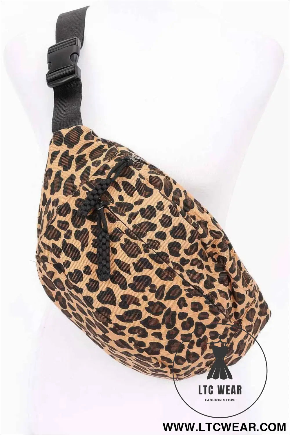 Cotton Canvas Leo Crossbody Bag
