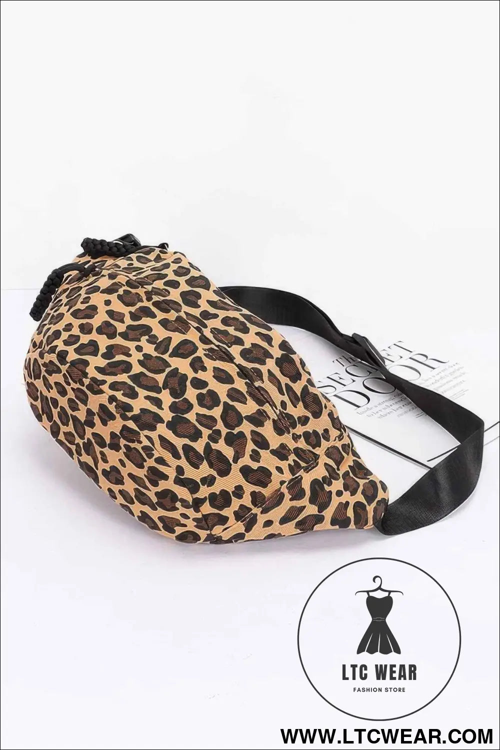 Cotton Canvas Leo Crossbody Bag