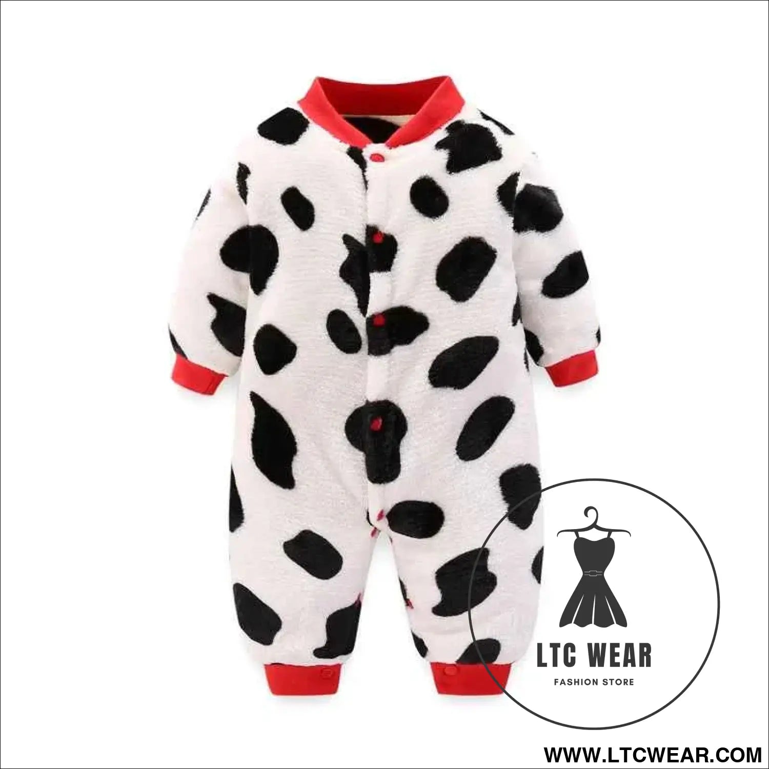 Cozy Flannel Infant Jumpsuit for Newborns 0-18 Months