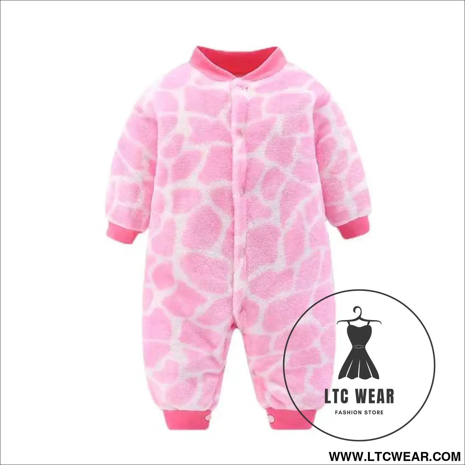 Cozy Flannel Infant Jumpsuit for Newborns 0-18 Months