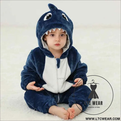 Cozy Unicorn & Dinosaur Baby Rompers for Boys & Girls