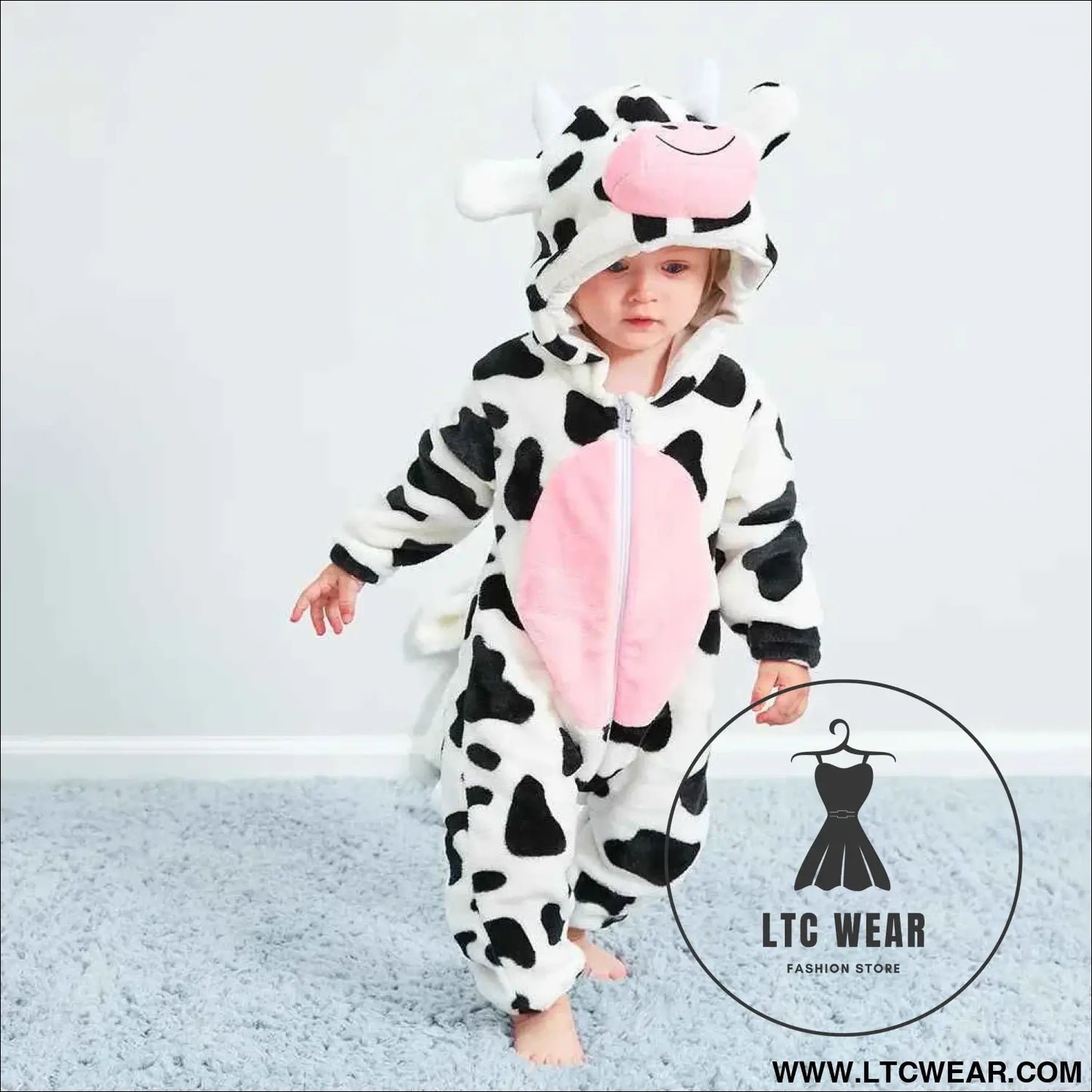 Cozy Unicorn & Dinosaur Baby Rompers for Boys & Girls