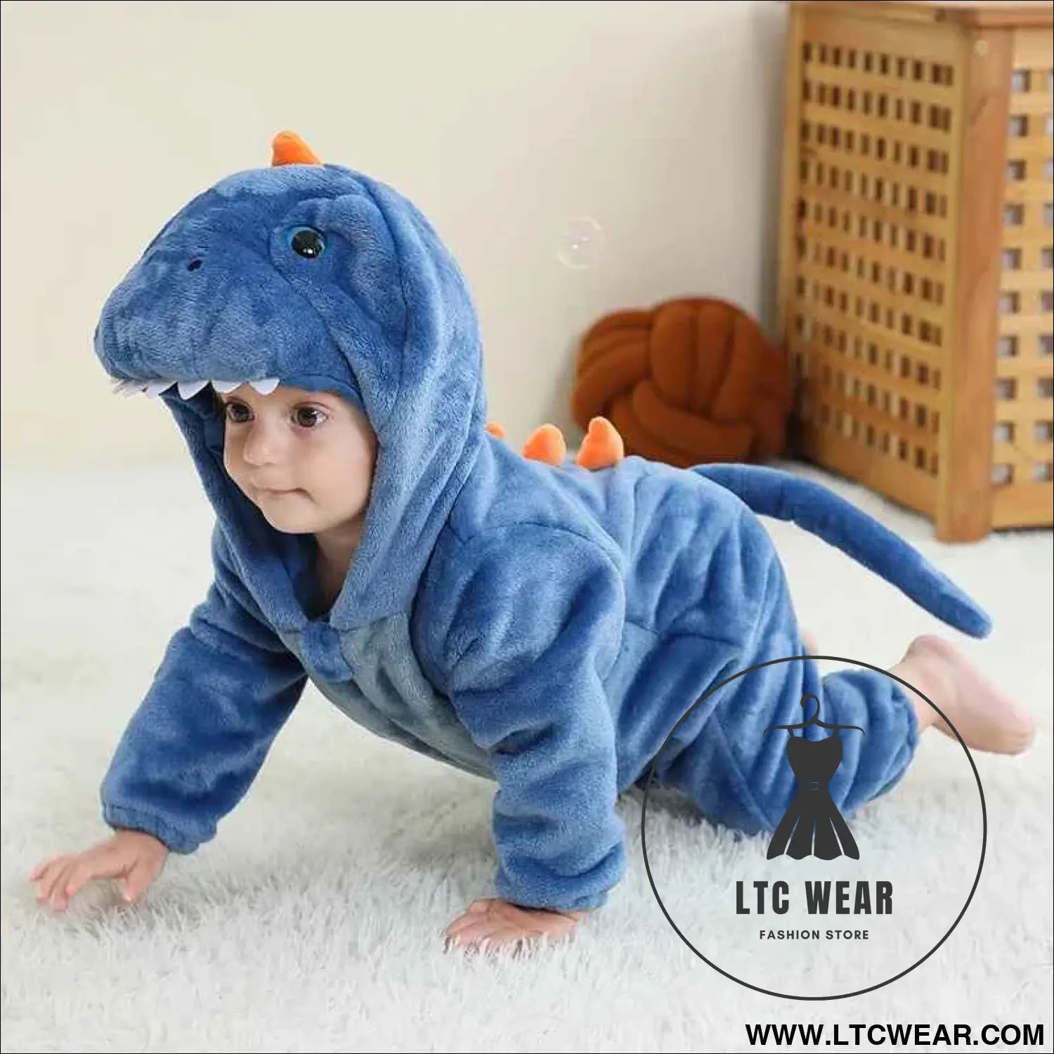 Cozy Unicorn & Dinosaur Baby Rompers for Boys & Girls
