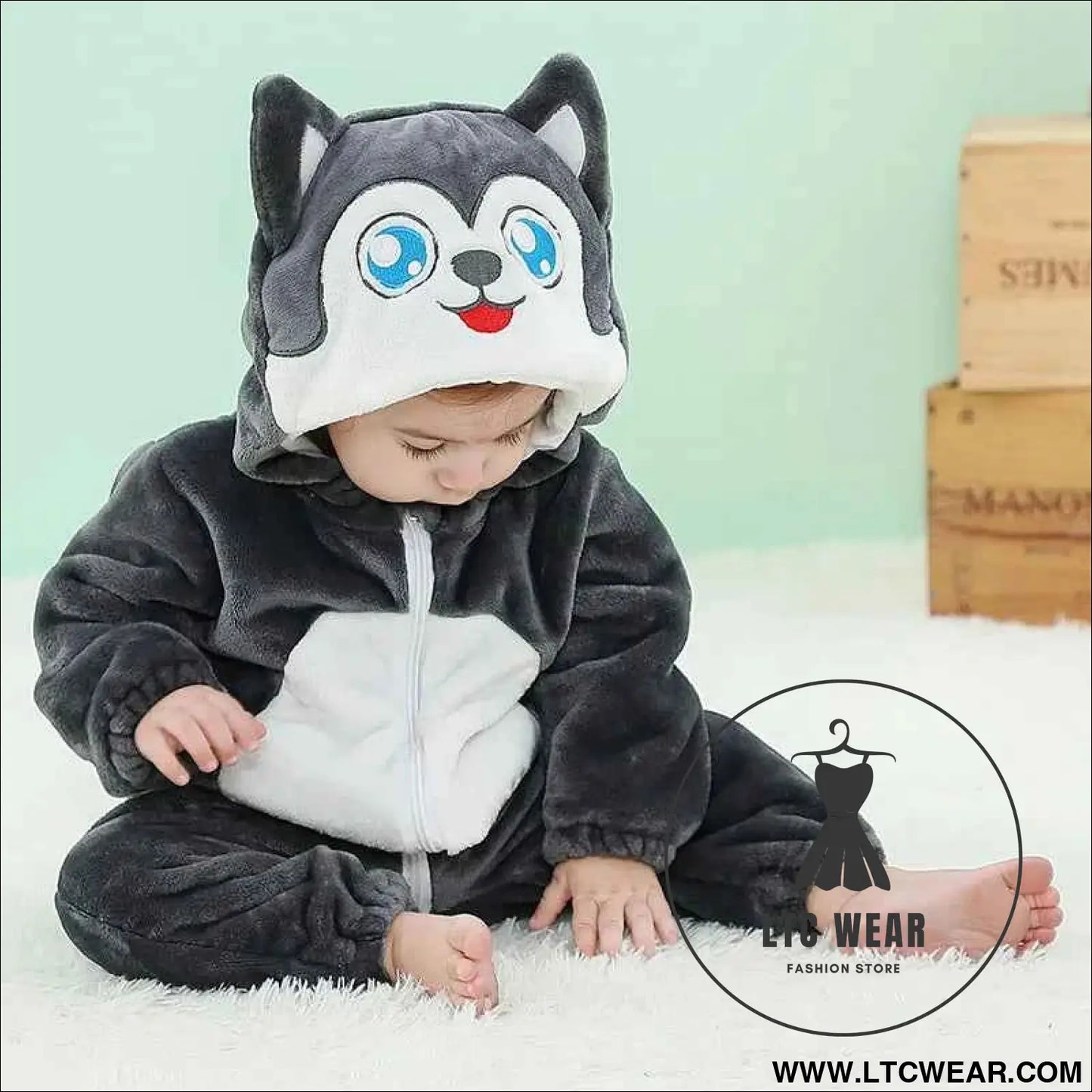 Cozy Unicorn & Dinosaur Baby Rompers for Boys & Girls