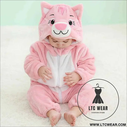 Cozy Unicorn & Dinosaur Baby Rompers for Boys & Girls
