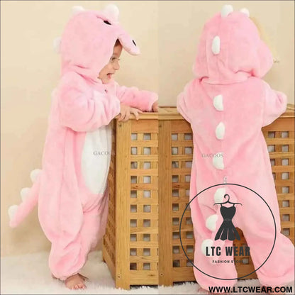 Cozy Unicorn & Dinosaur Baby Rompers for Boys & Girls