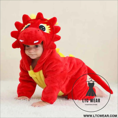 Cozy Unicorn & Dinosaur Baby Rompers for Boys & Girls