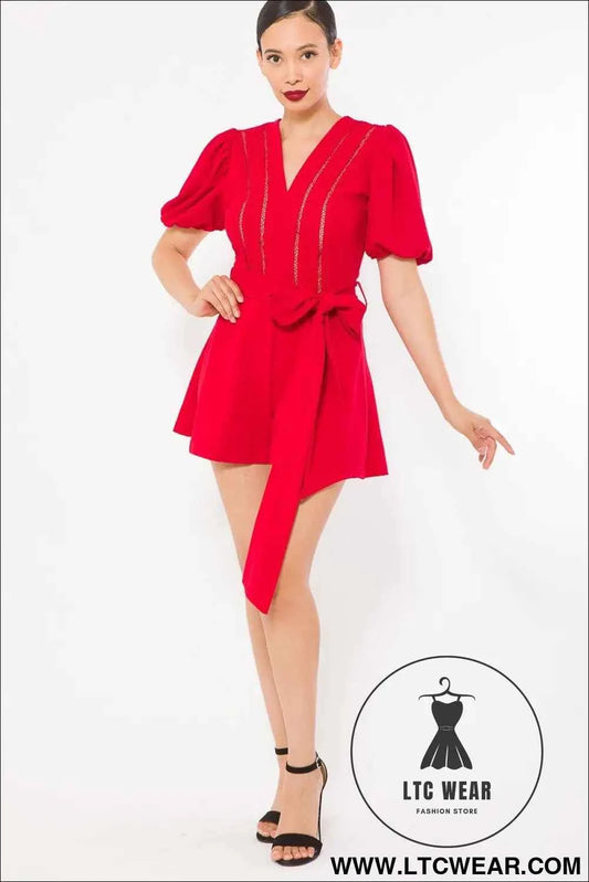Crochet Detailed Fashion Romper