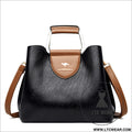 Cross shoulder bag women’s handbag women’s bucket bag - black