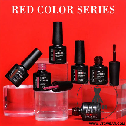 Crystal Red Soak-Off UV Gel - Nail Art Essential - L.T.C Wear Online Fashion Store