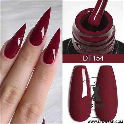 Crystal Red Soak-Off UV Gel - Nail Art Essential