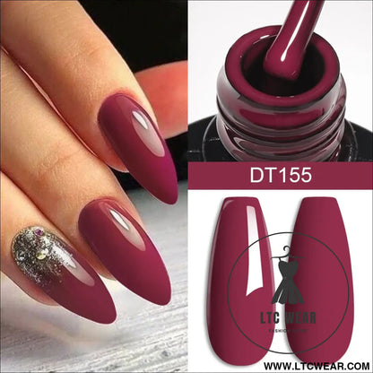 Crystal Red Soak-Off UV Gel - Nail Art Essential - L.T.C Wear Online Fashion Store