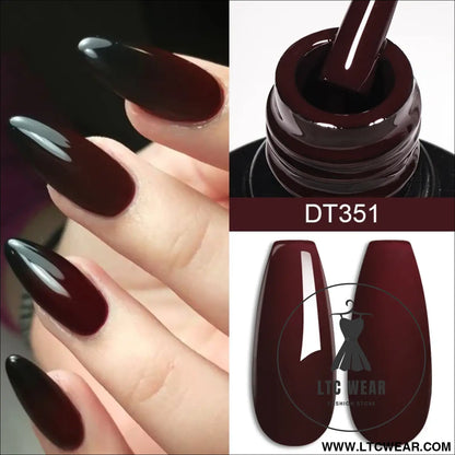 Crystal Red Soak-Off UV Gel - Nail Art Essential - L.T.C Wear Online Fashion Store