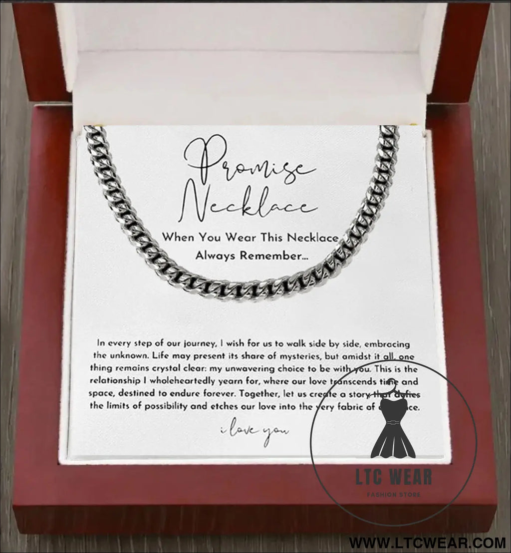 Cuban chain jewelry men’s necklace gift set