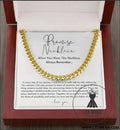 Cuban chain jewelry men’s necklace gift set - necklace (gold)+card light box