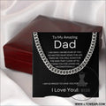 Cuban necklace thick chain collarbone chain accessory - necklace + card light box