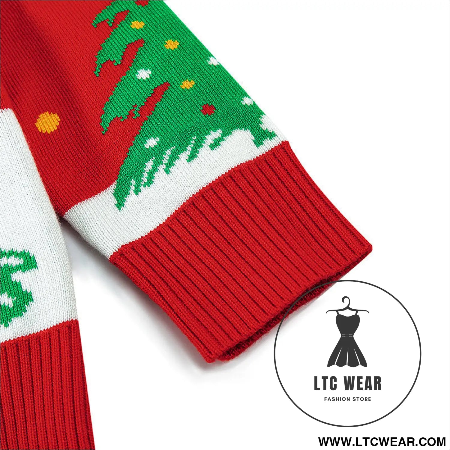 Cute children’s christmas base sweater with cartoon knit pullover