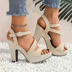 Chic Bohemian Platform Sandals UltraHigh Heel AllSeason Style