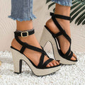 Chic Bohemian Platform Sandals UltraHigh Heel AllSeason Style