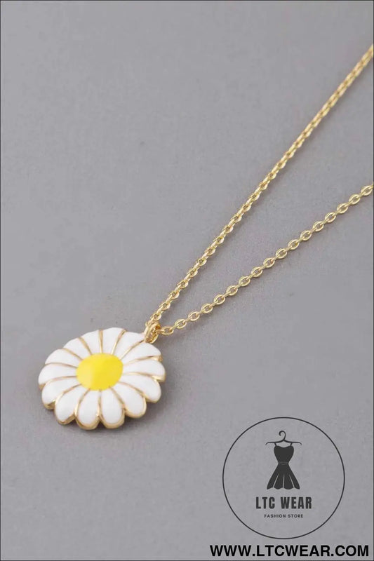 Daisy Flower Necklace