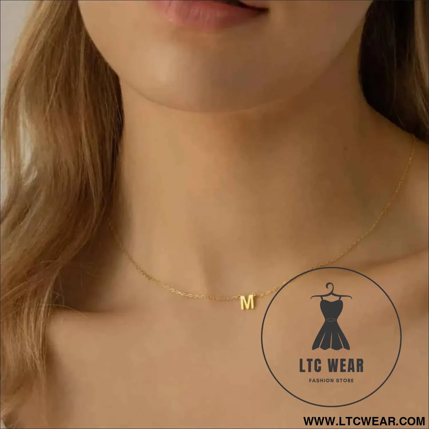 Delicate Initial Letter Necklace