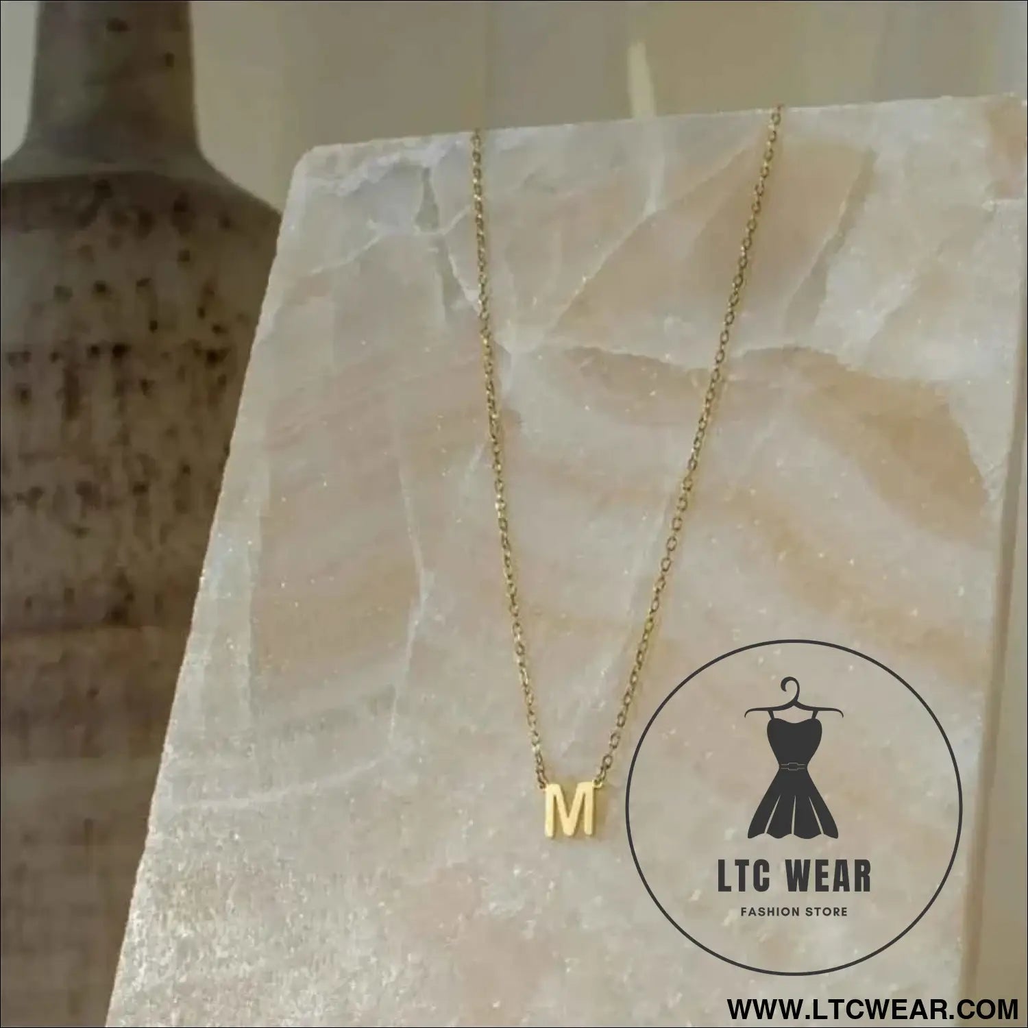 Delicate Initial Letter Necklace