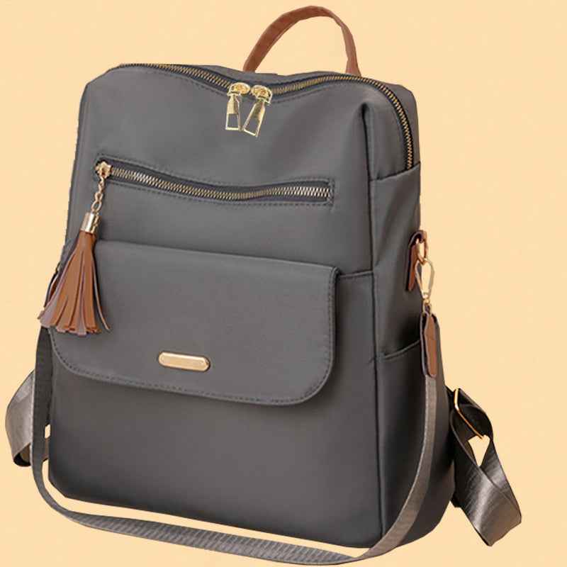 Chic Neutral Womens Backpack Casual School Travel