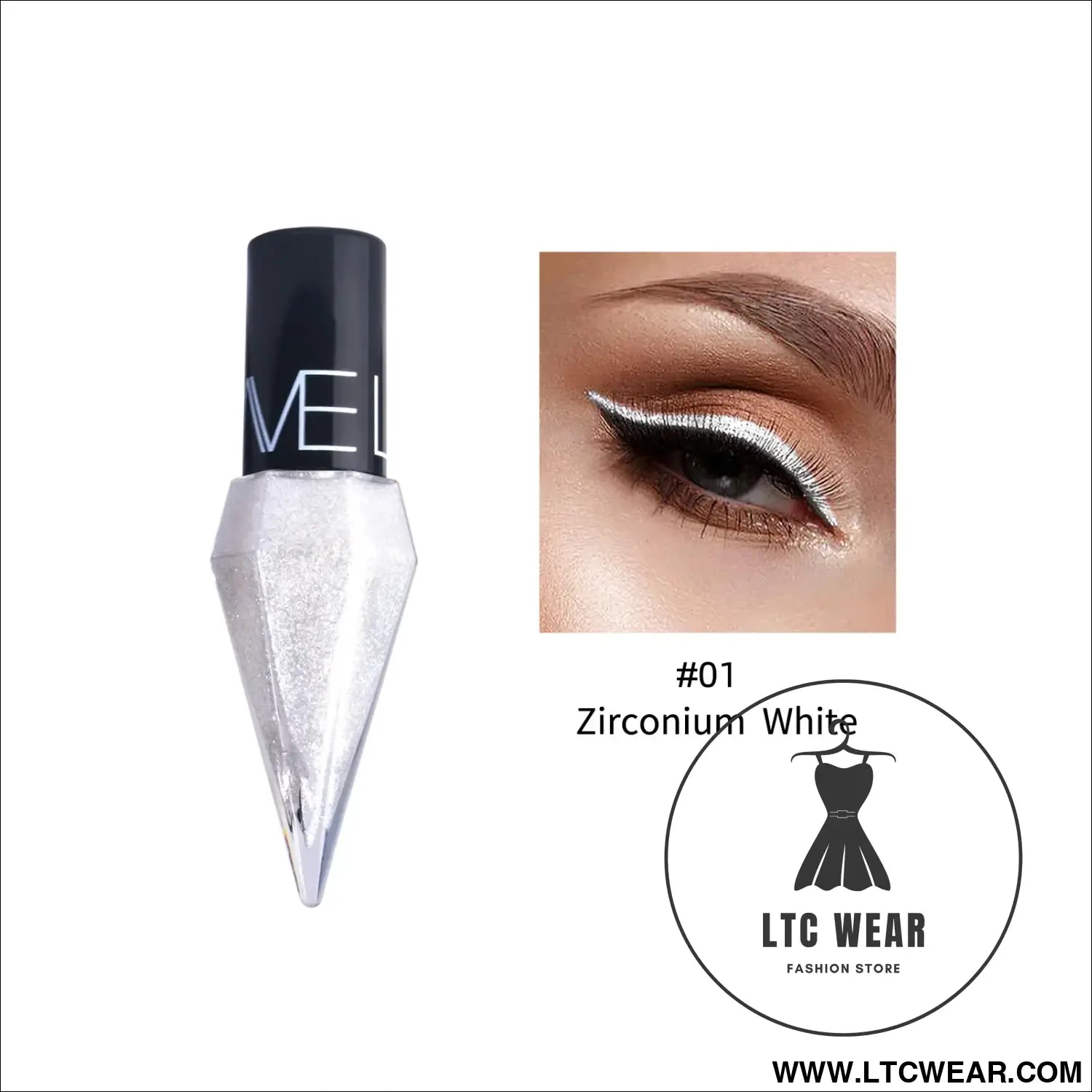 Diamond Sparkling Liquid Eyeliner: Quick-Dry & Waterproof - L.T.C Wear Online Fashion Store